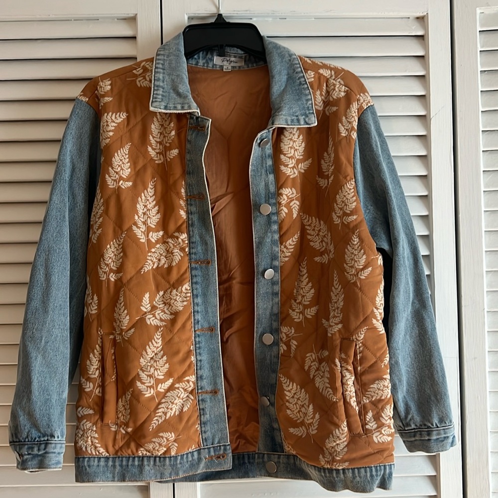 Zoco Turns Out Denim Quilted Jacket